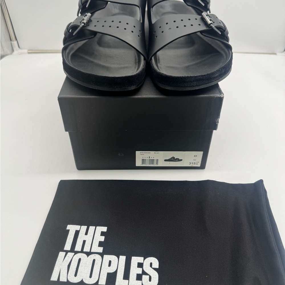 The Kooples Men's Black Sandals